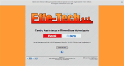 Desktop Screenshot of effetech.it